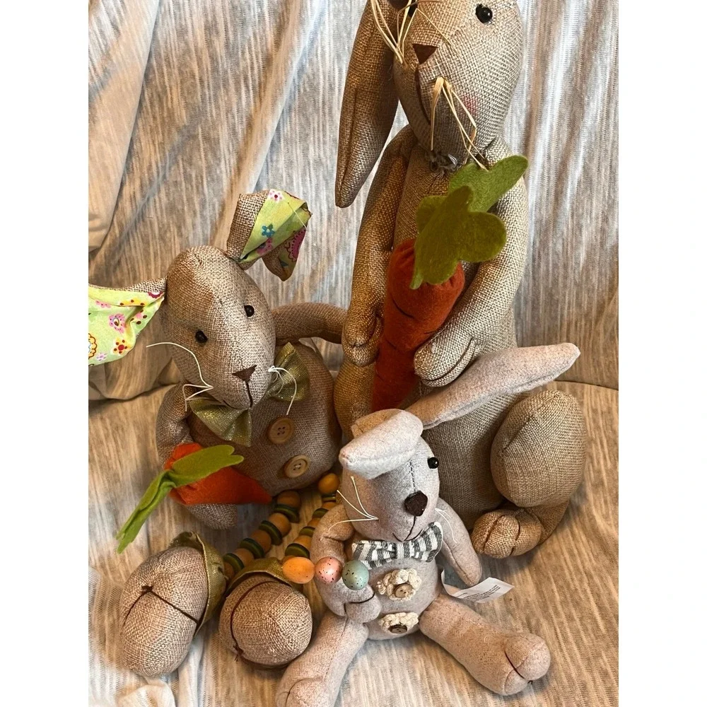 Stuffed cloth‎ rabbits for decoration